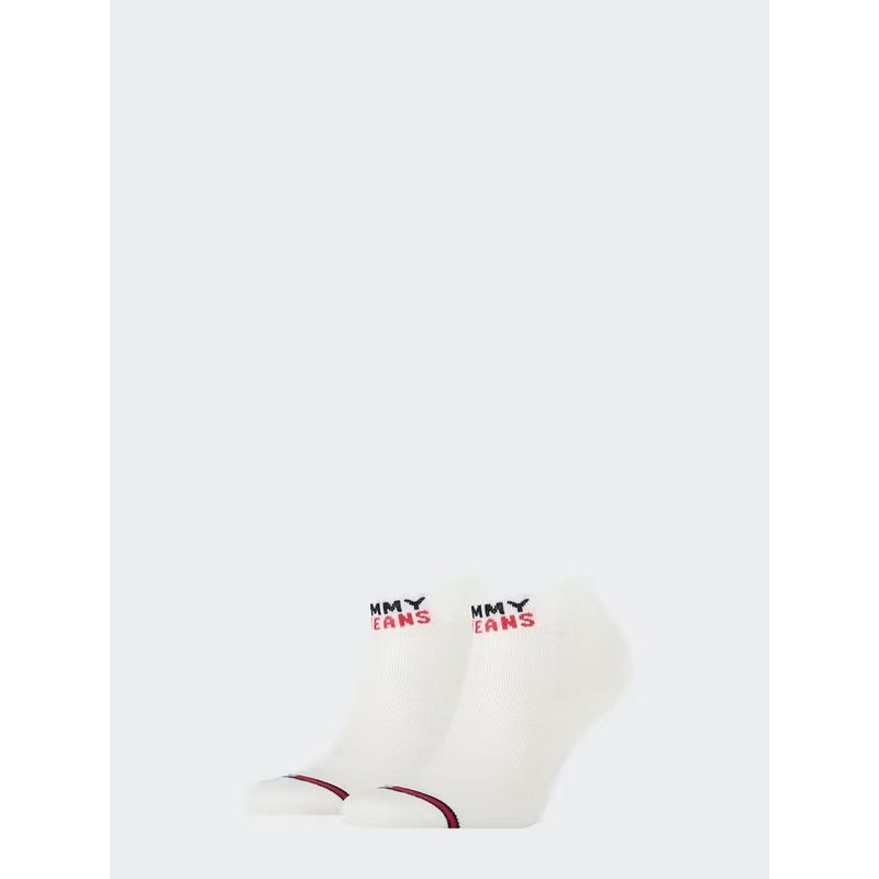 TOMMY HILFIGER - Paquete De 2 Medias Con Logo Bordado Hombre Blanco Tommy Hilfiger