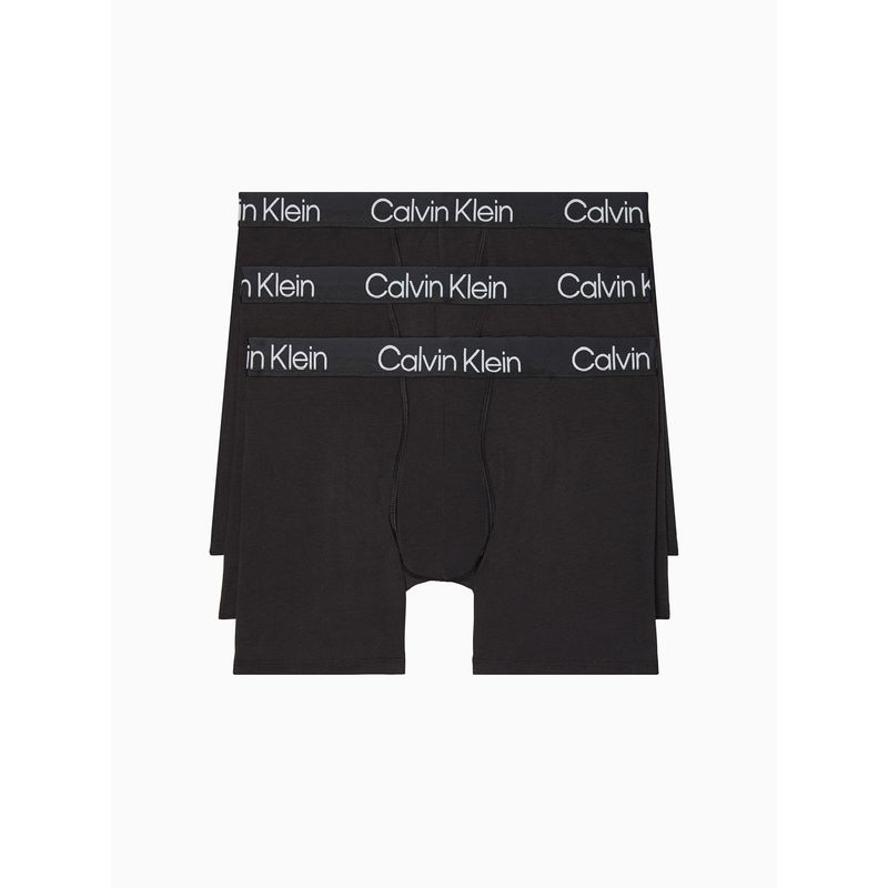 CALVIN KLEIN - Pack De 3 Bóxers Brief Largos Algodon - Modern Structure Calvin Klein