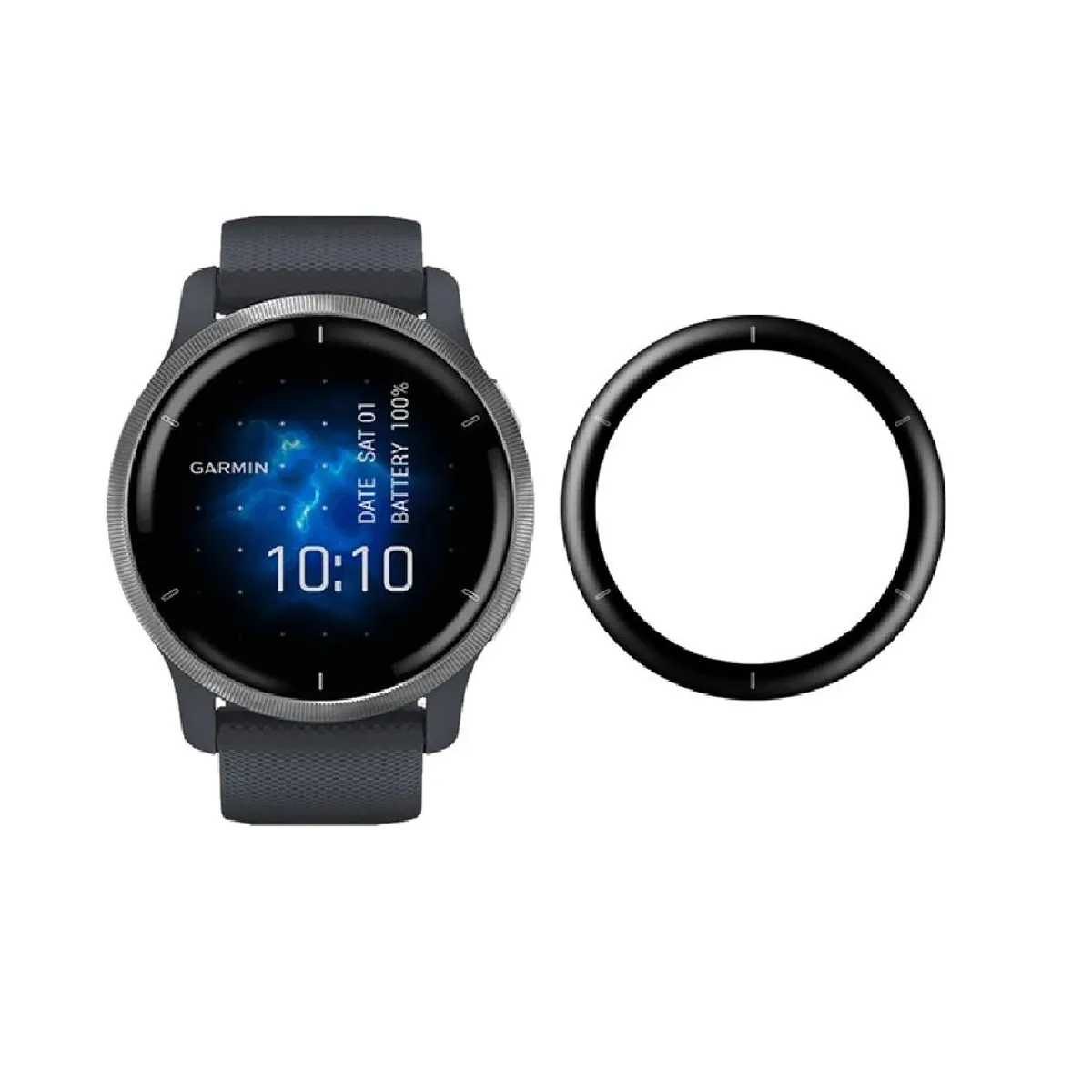 GENERICO - Vidrio Protector De Pantalla Cerámico Para Reloj Garmin Venu 2 Plus