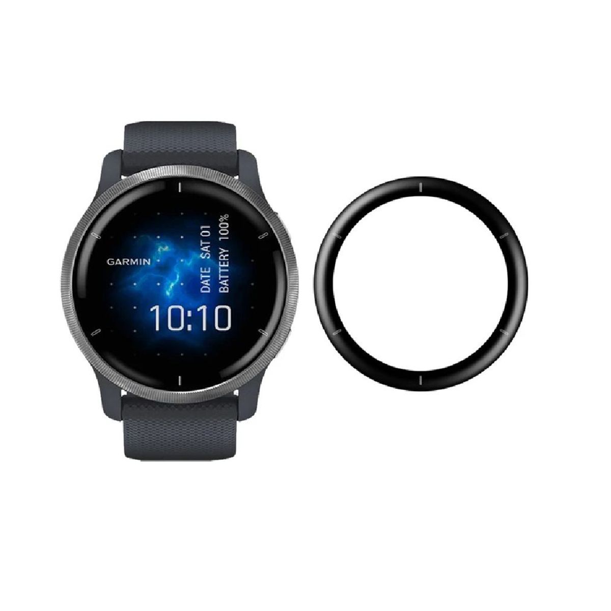 GENERICO - Vidrio Protector De Pantalla Cerámico Para Reloj Garmin Venu 2 Plus