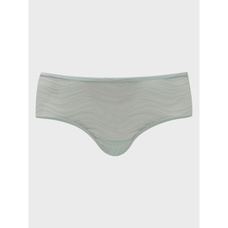 CALVIN KLEIN - Panties Verde Hipster De Encaje Calvin Klein