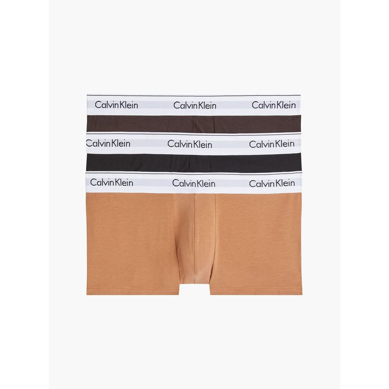 CALVIN KLEIN - Pack De 3 Bóxers Low Rise Trunk En Algodón Calvin Klein