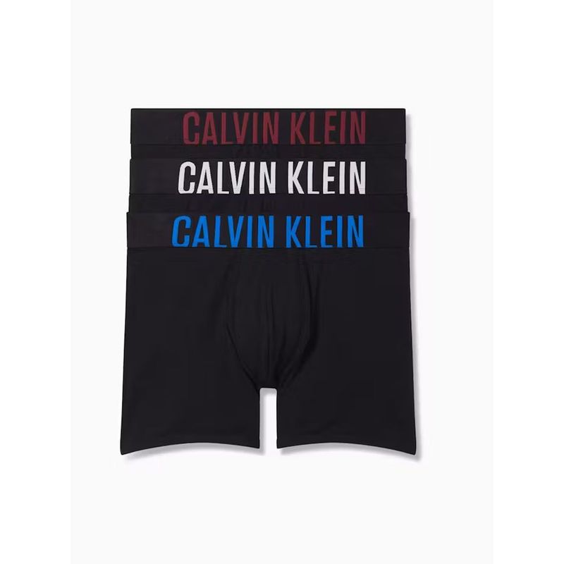 CALVIN KLEIN - Pack De 3 Bóxer Negro Largo Calvin Klein