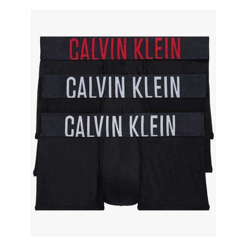 CALVIN KLEIN - Pack De 3 Bóxer Negro Low Rise Trunk en Microfibra Calvin Klein