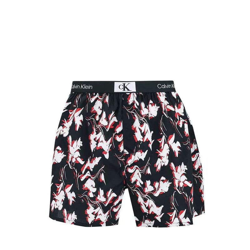 CALVIN KLEIN - Boxer Suelto De Algodón Con Estampado Calvin Klein
