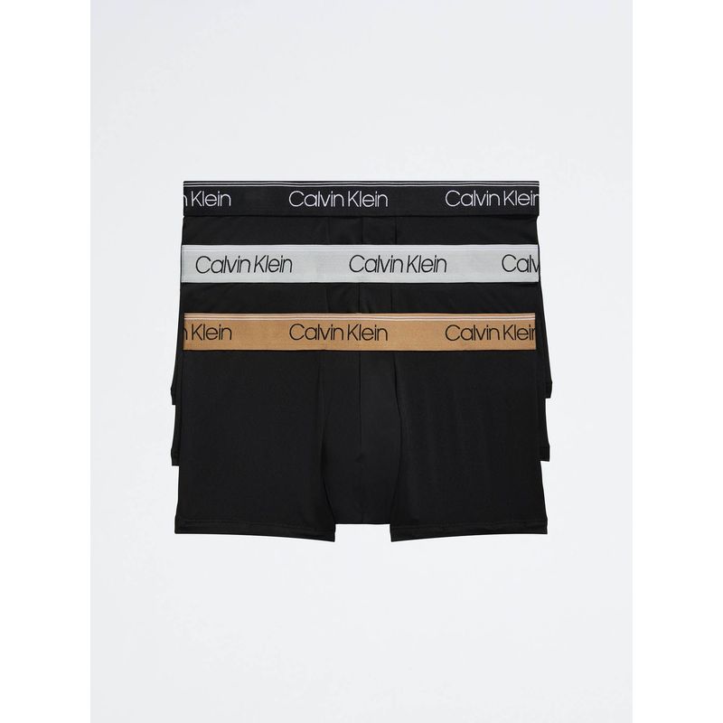 CALVIN KLEIN - Pack De 3 Bóxer Negro Tallecintura Calvin Klein