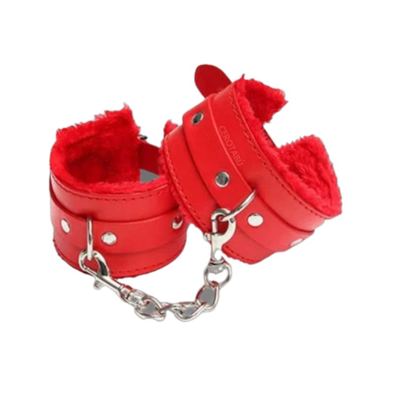 GENERICO - Esposas Bondage Ajustables Sometedor Sexual Rojo