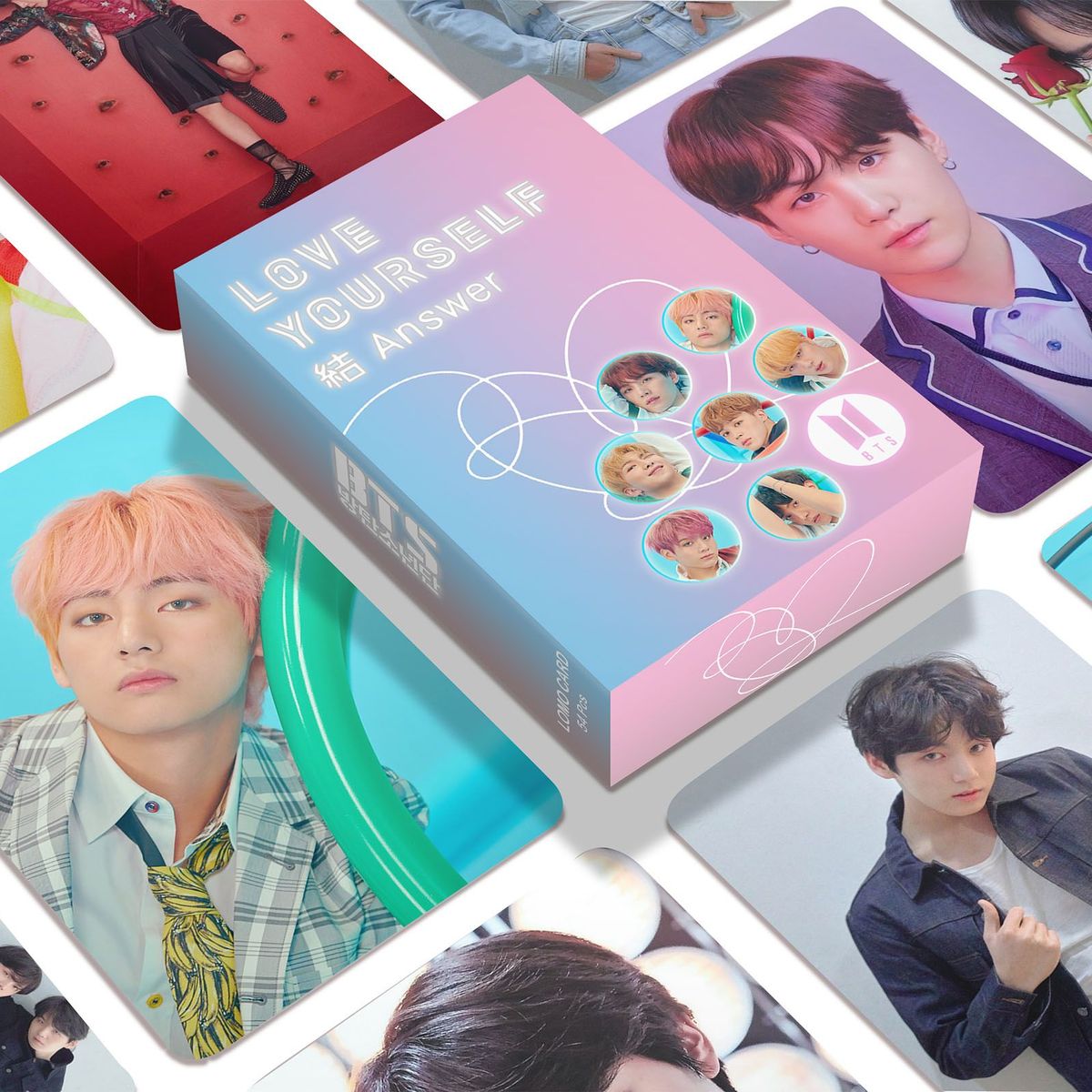 KPOP - Photocards Bts Caja X 54 Cartas Kpop Lomocard