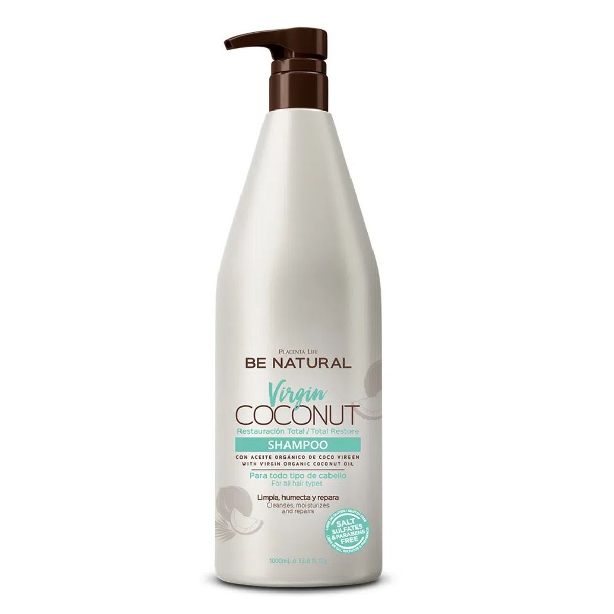 BE NATURAL - Shampoo Placenta Life Coconut 1 L