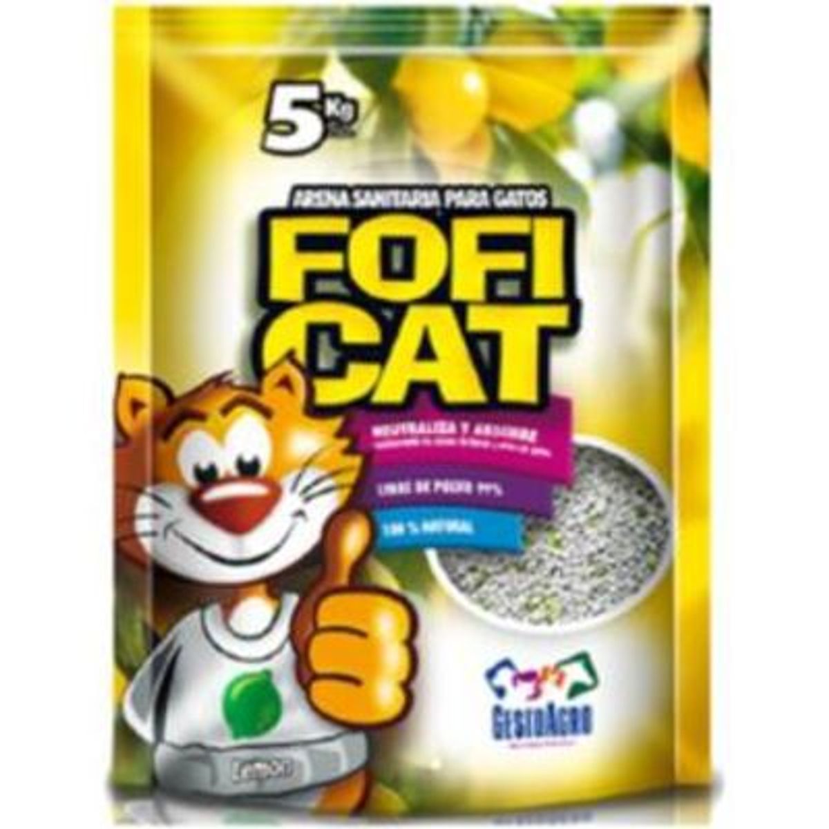CAT CHOW - ARENA FOFICAT LEMON 5 KG