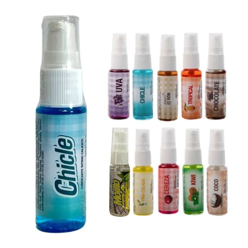 GENERICO - Lubricante Caliente Saborizado En Spray Oral FlavorSex x20 ml