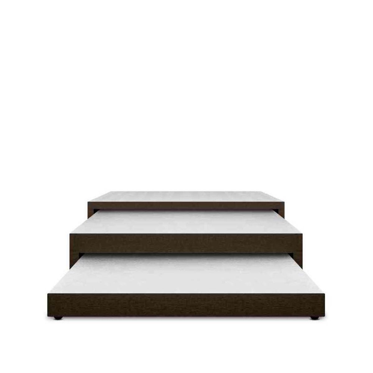 MAGIC CLASS - CAMA NIDO TRIPLEX, 3 NIVELES. 100X190 ECOCUERO CAFÉ