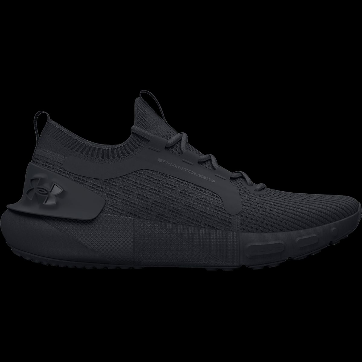 UNDER ARMOUR - UA Hovr Phantom 3 Se Tenis negro de hombre para correr