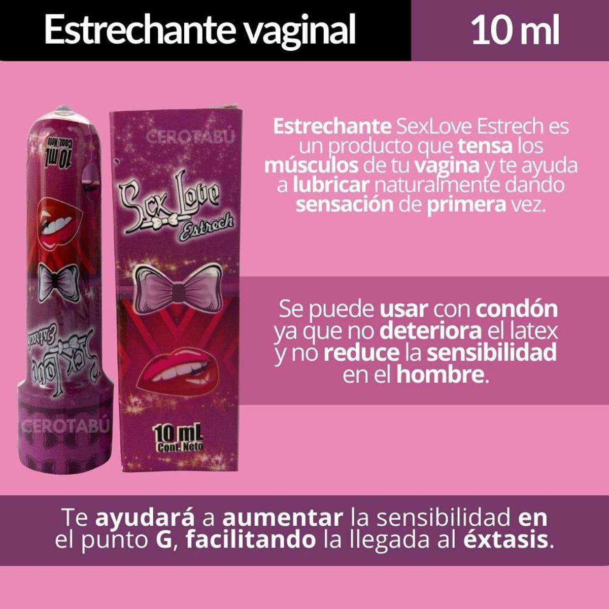 SEX LOVE - Lubricante Gel Estrechante Vaginal Sex Love x10ml