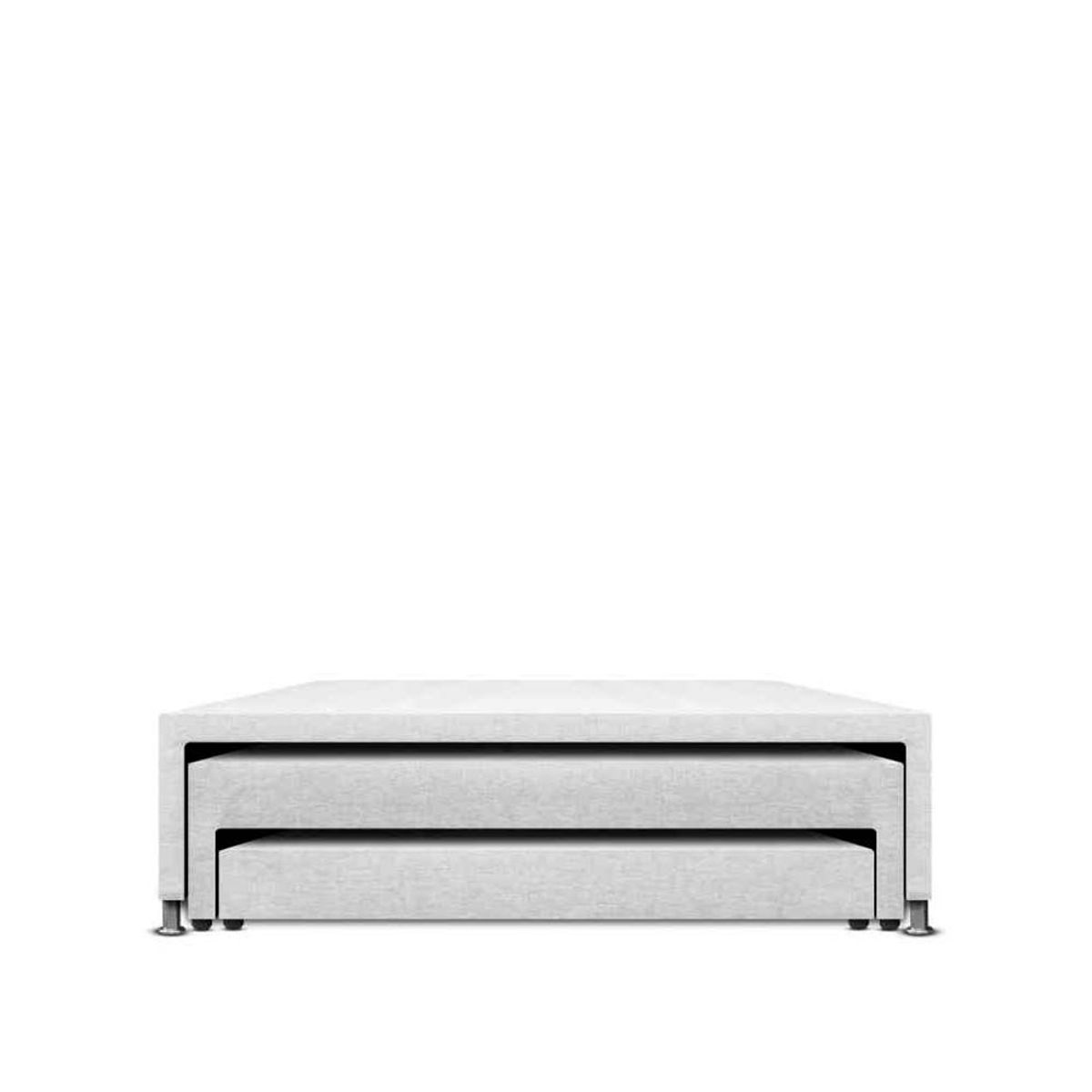 MAGIC CLASS - CAMA NIDO TRIPLEX, 3 NIVELES. 120X190 ECOCUERO BLANCO