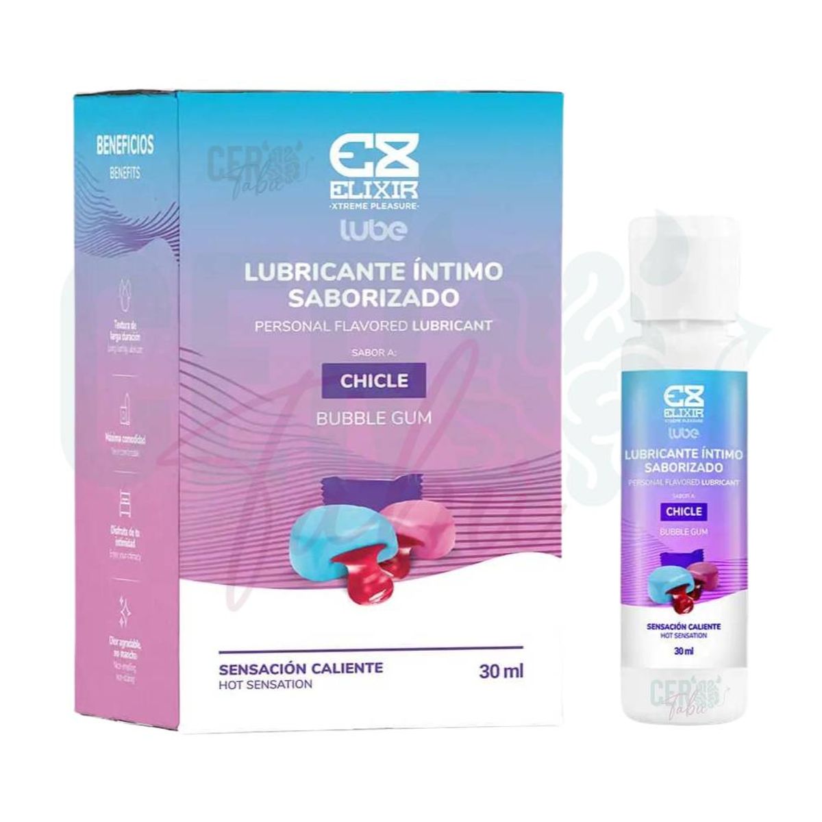 ELIXIR - Lubricante Caliente Elixir Saborizado x30 ML Alta Calidad