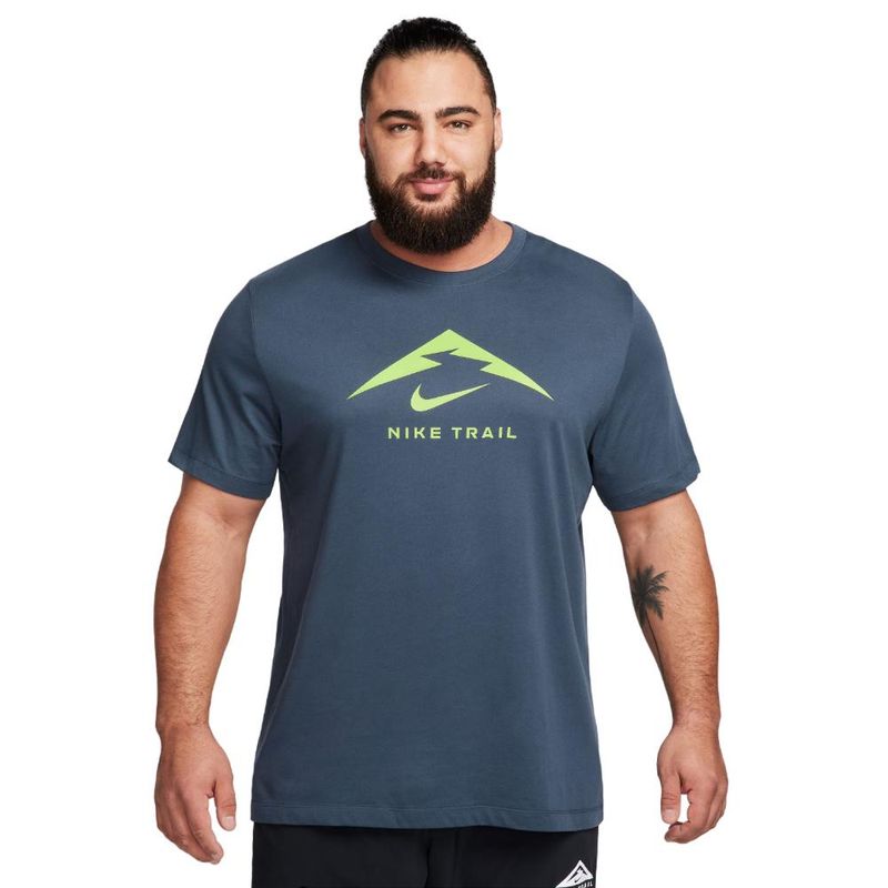 NIKE - Camiseta Nike Dri Fit Tee Trail-Azul