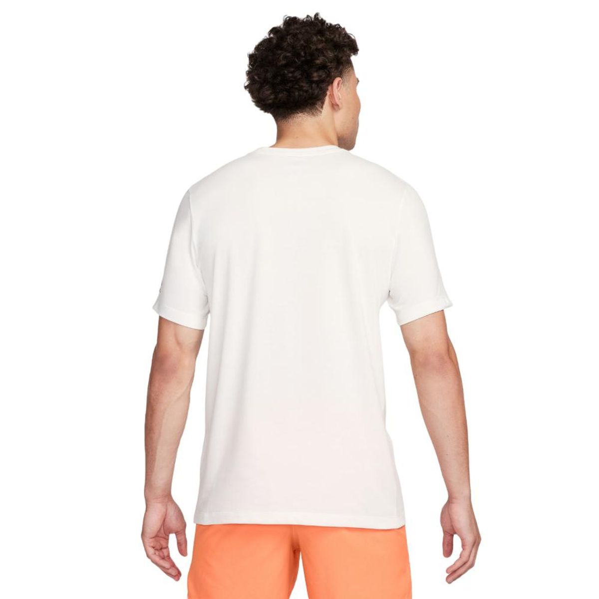 NIKE - Camiseta Nike Dri Fit Tee Run-Blanco