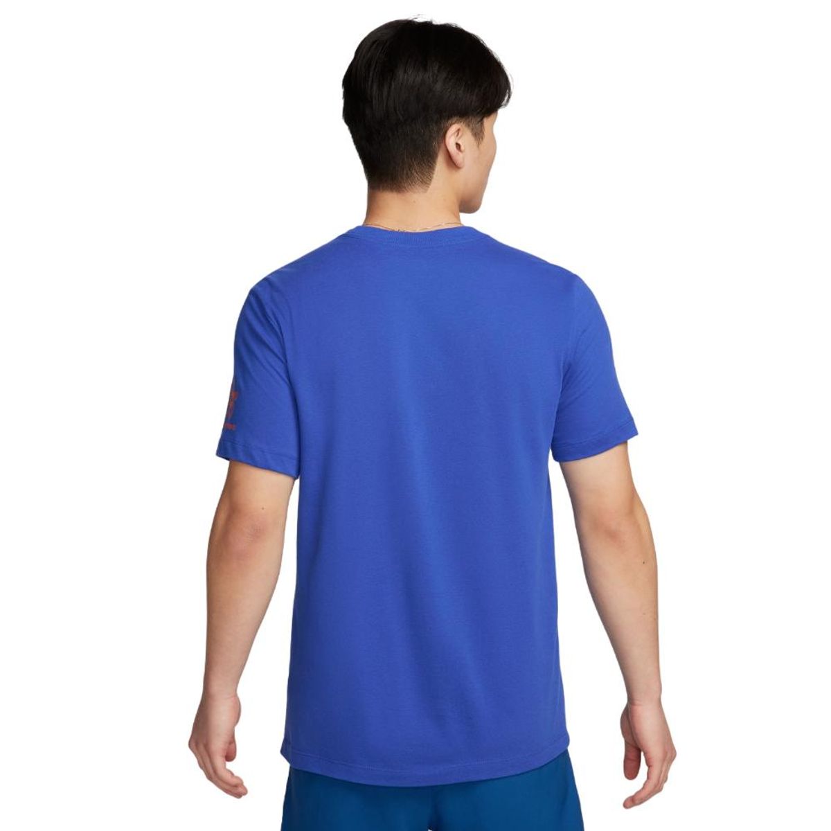 NIKE - Camiseta Nike Dri Fit Tee Run-Azul Royal