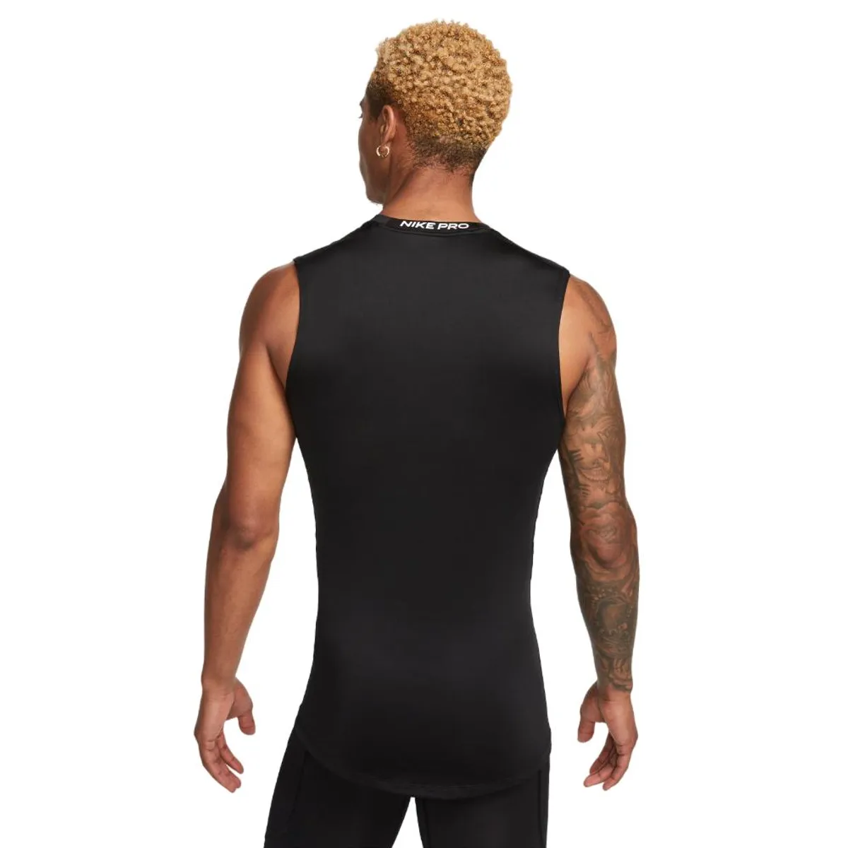 NIKE - Camiseta Esqueleto Dri Fit Top Sl Tight Others-Negro