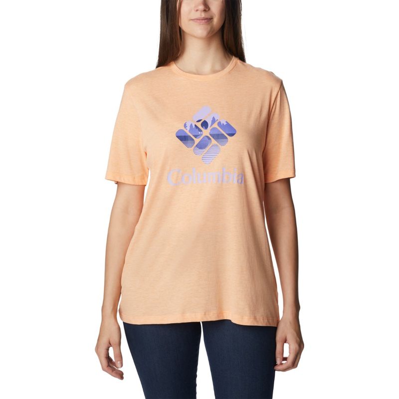 COLUMBIA - Camisetas Bluebird Day™ Relaxed Crew Neck Para Mujer 1934001-7GP COLUMBIA