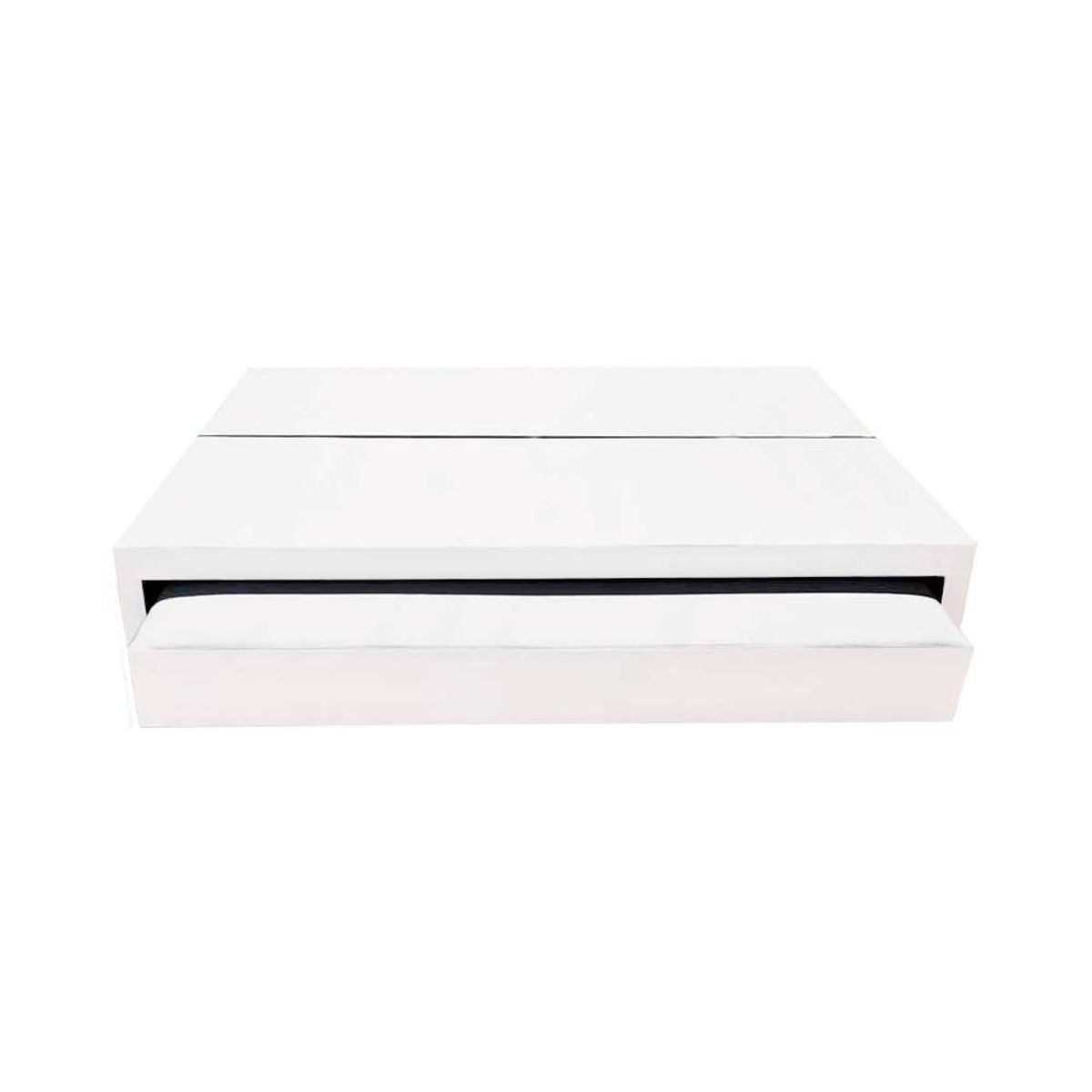 MAGIC CLASS - CAMA NIDO DIVIDIDA 120X190 ECOCUERO BLANCO