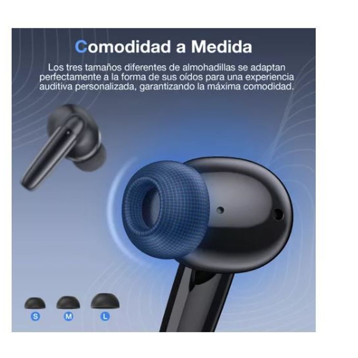 SHELF SLIDER - Audífonos In-ear Inalámbricos 1hora Aut207 Negro
