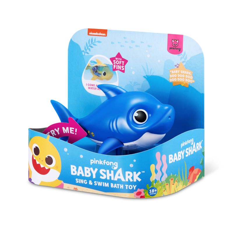 ZURU - Tiburon Juguete Robot Robo Alive Baby Shark Azul
