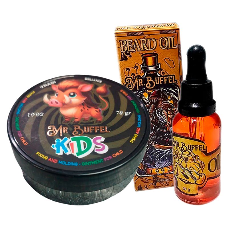 GENERICO - Cera 3oz + Aceite Mr Buffel Barba Y Cabello