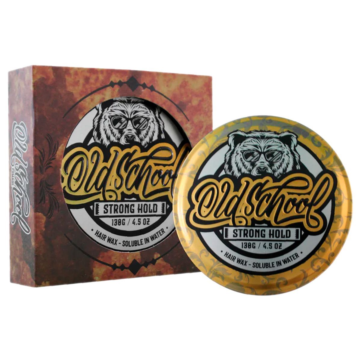 GENERICO - Cera Old School Antiácida Cuídalo Y Moldea Tu Cabello 130g