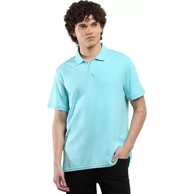 CALVIN KLEIN - Polo Azul Clasica Con Logo Para Hombre Calvin Klein