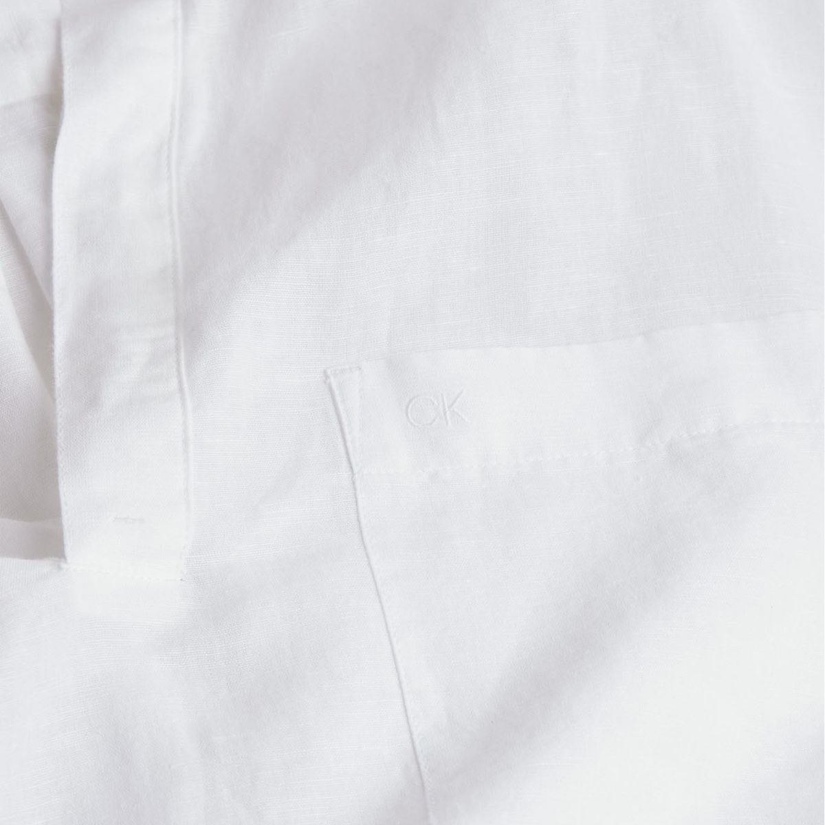 CALVIN KLEIN - Camisa Blanca Esencial Para Hombre Calvin Klein