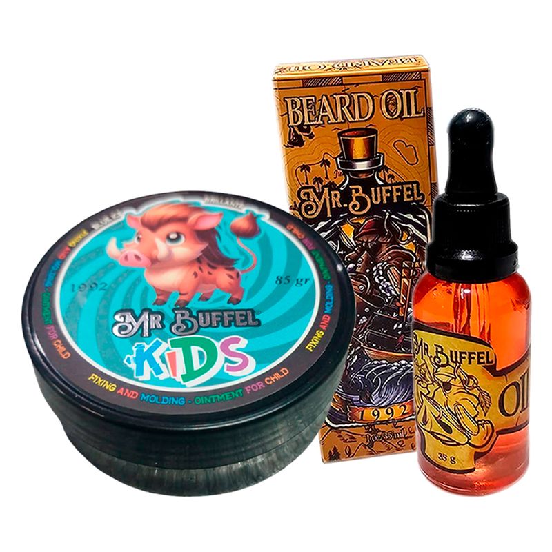 GENERICO - Cera 3oz + Aceite Mr Buffel Barba Y Cabello