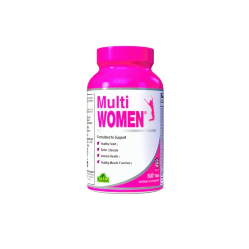 ALFA VITAMINS - Multi woman Multivitamínico mujer 100 Tabletas – Alfa Vitamins