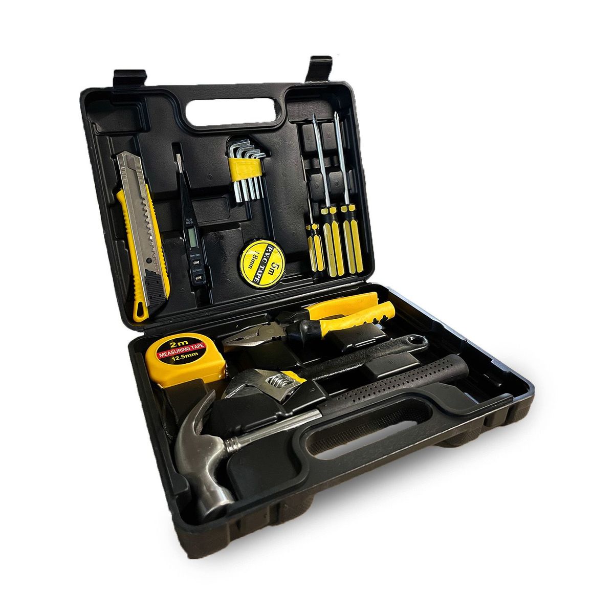 MERTEC - Kit Caja De Herramientas Mertec 15 Piezas