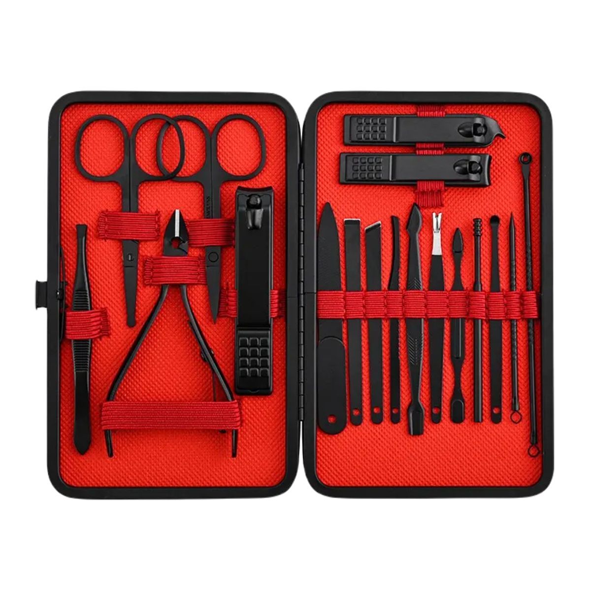 GENERICO - Kit De Manicura Juego De Cortaúñas Belleza En Caja De Pu