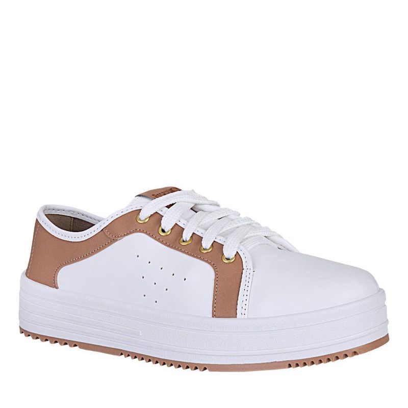 FRATTINI BELA - Tenis de Mujer marca FRATTINI BELA en Color BLANCO BEIGE   TENIS 5782