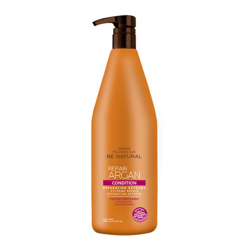 BE NATURAL - Acondicionador Placenta Life Argan Repair 1L