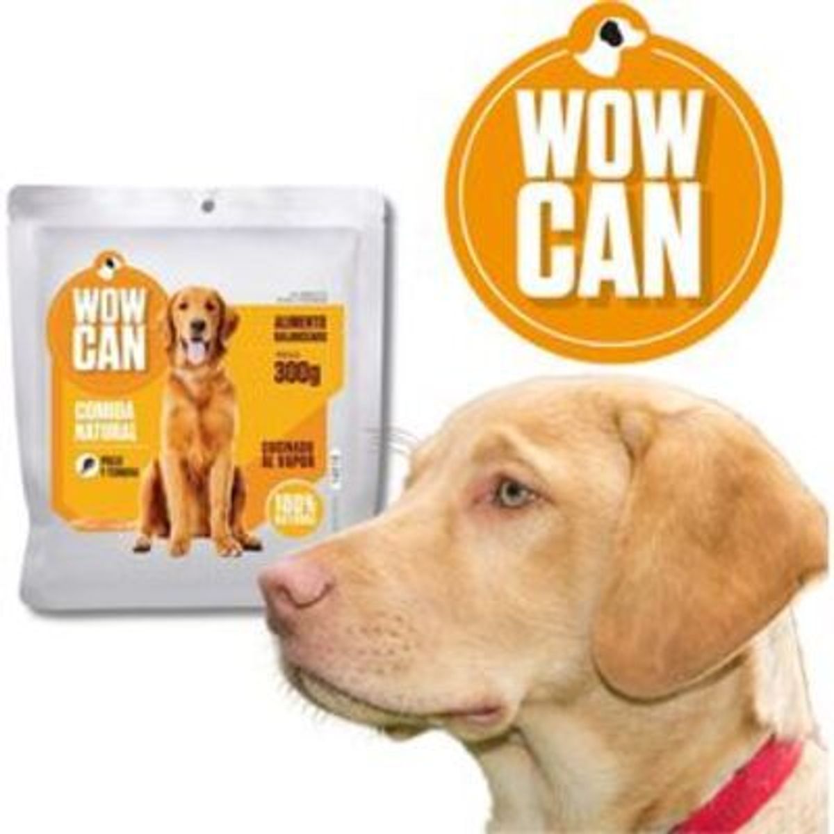 MONELLO - Comida natural para Perro Wow Can POLLO Y TERNERA x 300g
