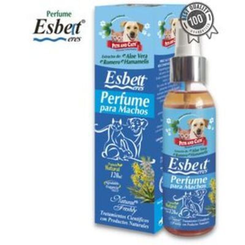 NUTRECAN - Perfume Para Mascotas Esbelt Machos Perros Gatos 120 Ml