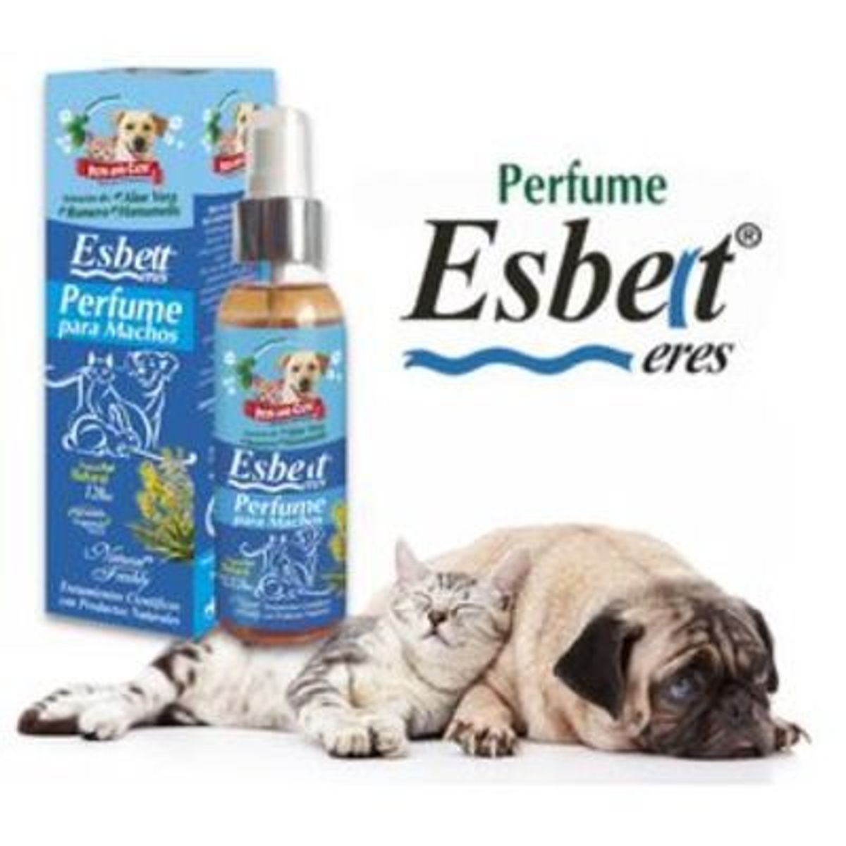 NUTRECAN - Perfume Para Mascotas Esbelt Machos Perros Gatos 120 Ml