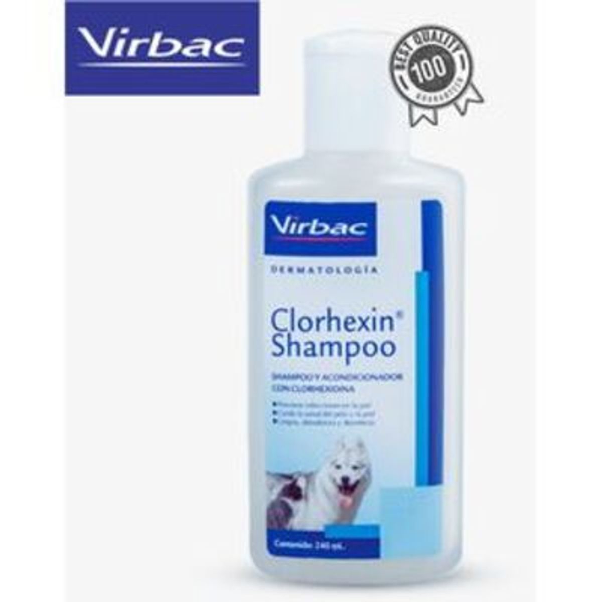 VIRBAC - SHAMPOO CLORHEXIN X 240 ML