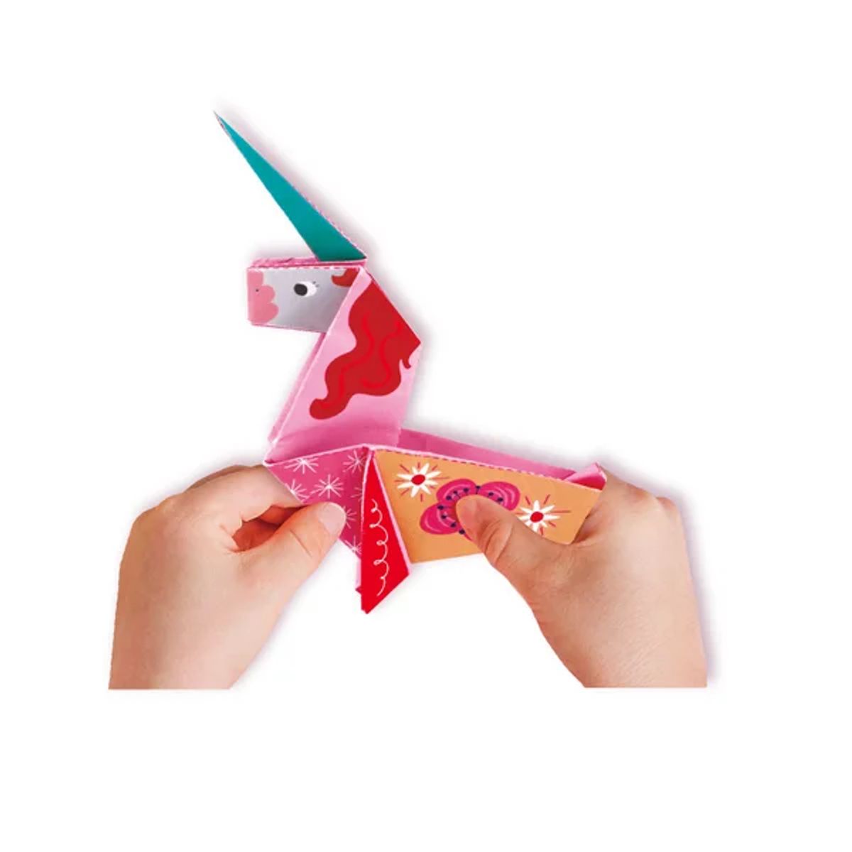 JUGANDO Y EDUCANDO - Set De Arte Y Manualidades Origami Para Niñas Unicornios