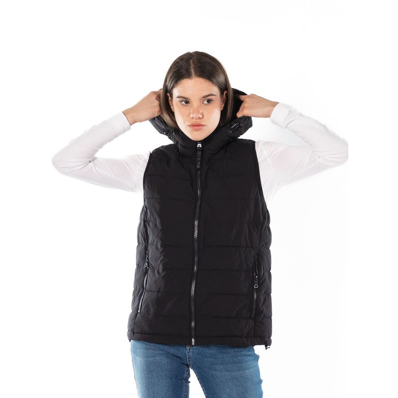CALVIN KLEIN - Chaleco Acolchado Mujer Negro Calvin Klein