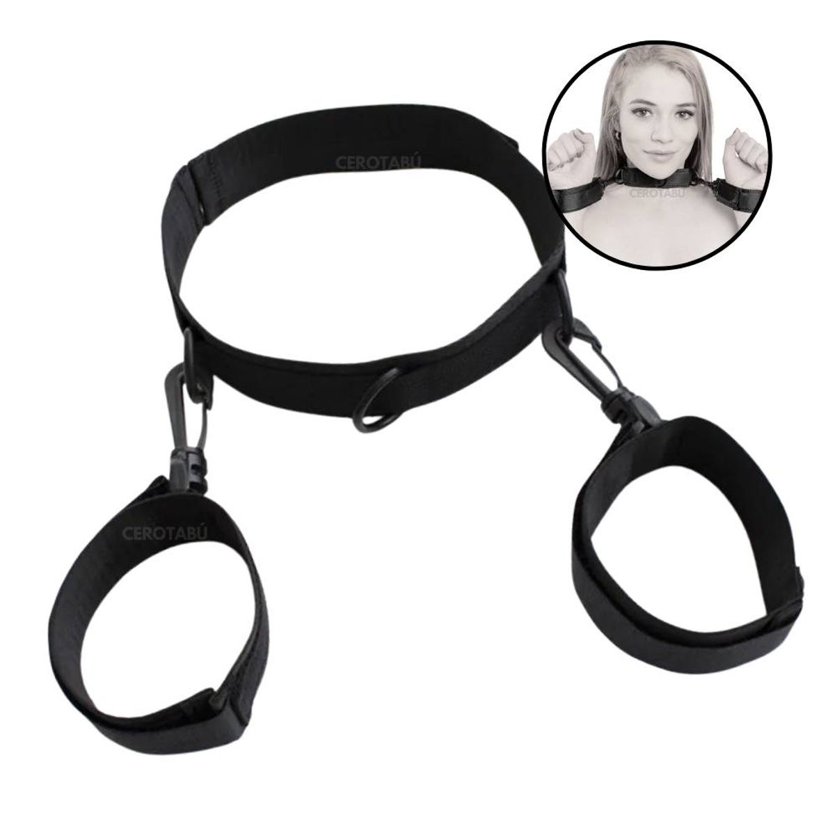 GENERICO - Collar Bdsm Inmovilizador De Manos Bondage Practicas Sado