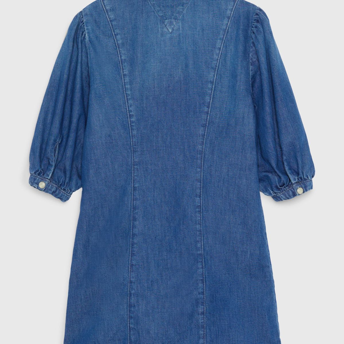 TOMMY HILFIGER - Vestido De Niña Camisero Tejido Denim Tommy Hilfiger