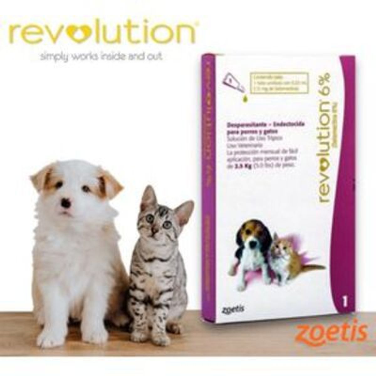 ZOETIS - REVOLUTION 6% X 025 ML ROSADO