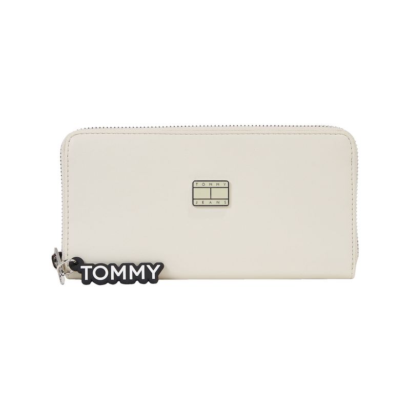 TOMMY HILFIGER - Billetera Grande Con Cierre E Insignia Tommy Hilfiger