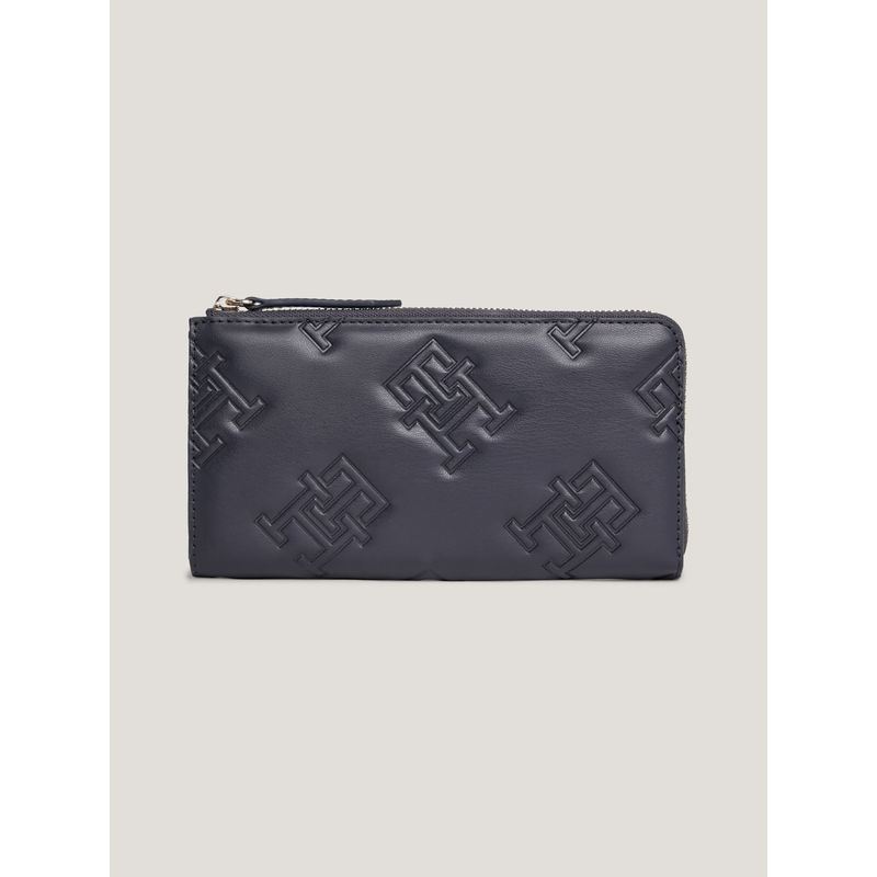 TOMMY HILFIGER - Billetera Grande Con Estampado Del Monograma Th Tommy Hilfiger