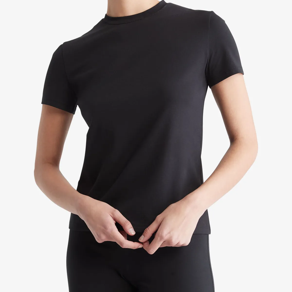 CALVIN KLEIN - Camiseta Manga Corta Mujer Negro Calvin Klein